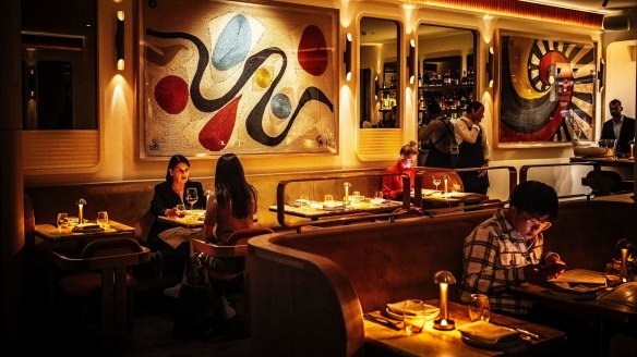 Parlar's plush dining room for high-end tapas.