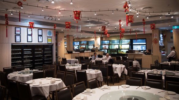 Veteran star: Golden Century's decor is spill-proof.