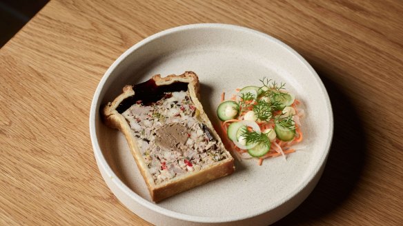 Banh mi-flavoured pâté en croute.