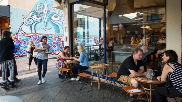 Egyptian street food on Enmore Road. 