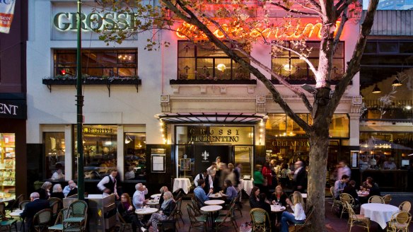 Carlo Grossi, the owner of Grossi Florentino, says alfresco dining as a restaurant's sole revenue stream is not viable.