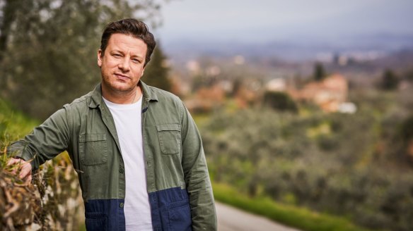 Jamie Oliver in Tuscany.