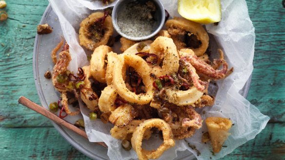 Salt and pepper squid is a favourite - though nobody cooks it at home.