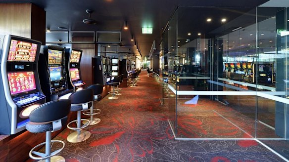 Pokie machines inside Dee Why RSL.