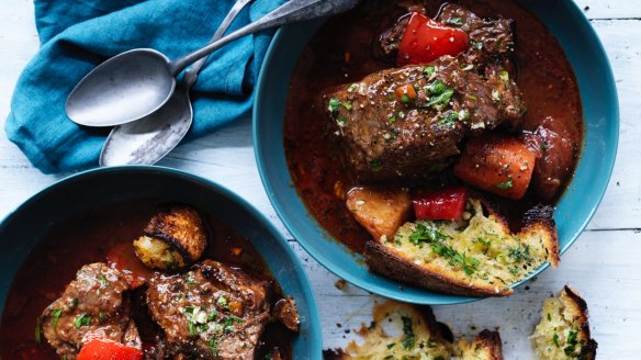 Adam Liaw's beef goulash (