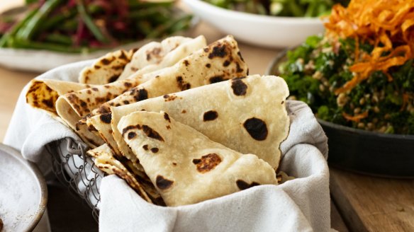 Magic potato flatbreads.