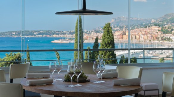 Restaurant Mirazur in Menton, France.