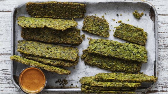 Serve these green tea wafers with a cuppa (or coffee, pictured).
