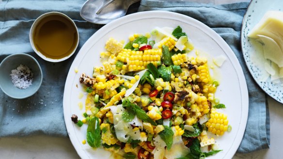 Transeasonal corn salad.