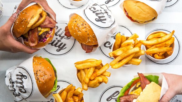 Flip City burgers have been created especially for UberEats.
