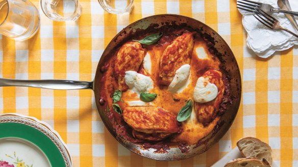 Bringing love to the table: Skye McAlpine's five-ingredient pollo alla pizzaiola.