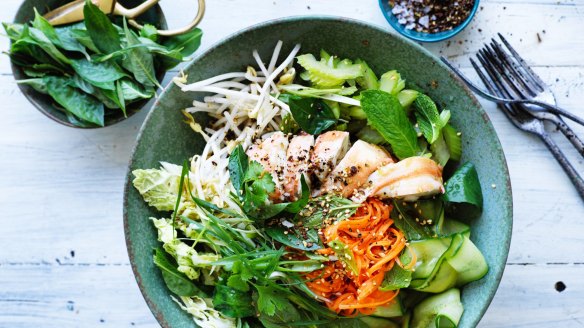 Kylie Kwong's Chinese-style coleslaw.