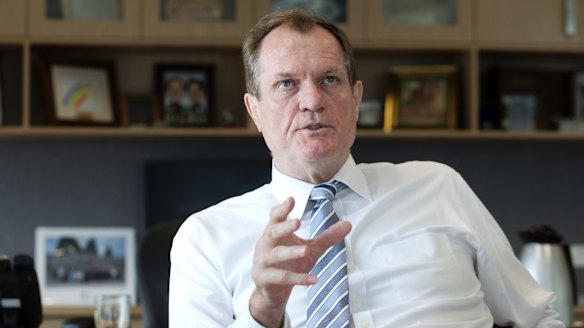 Tax Commissioner Chris Jordan says the ATO's flexible work hours help with employment of women, especially during peaks in workloads around tax time. 