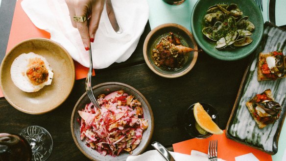 A selection of tapas at Bomba.