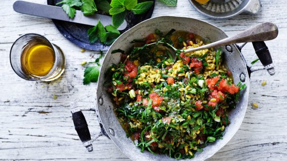 Neil Perry's farro salad.