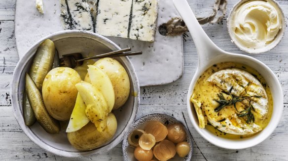 This Swiss dish is basically just a cheese platter served with boiled potatoes and a few pickles.