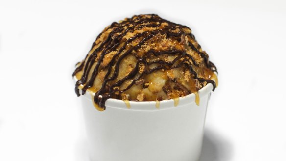 A salted caramel number from Cookie Dough Dream.
