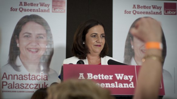Labor leader Annastacia Palaszczuk.