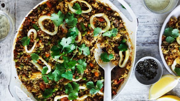 This retro curried cabbage and mince stew is delicious with a bit of a makeover.