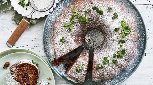 Irish whiskey-soaked fruit cake.