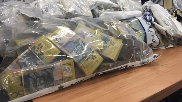 Police seized $1 million from a safe deposit box during the Plutus raids.