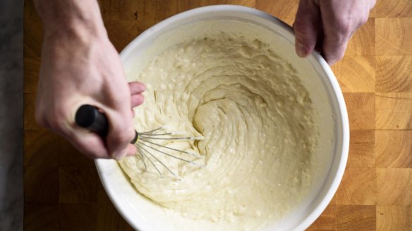 Do not be afraid of a few lumps in the batter.