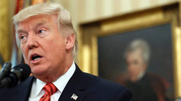 President Donald Trump was described as 'crazy' in the conversation.