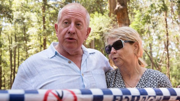 Mark and Faye Leveson were told of the search plans in December.