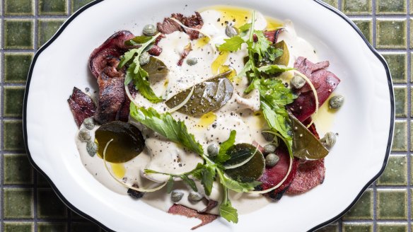 Go-to dish: Vitello tonnato.