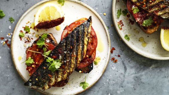 Dinner-worthy fish on toast.