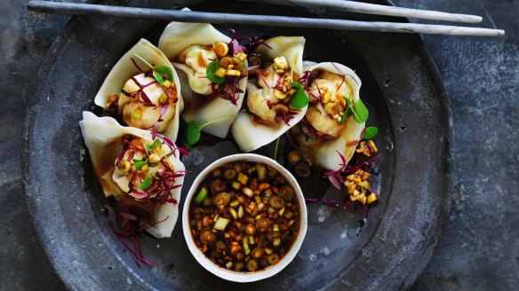 Silky, mouth-watering, delectable, clean-tasting wontons.