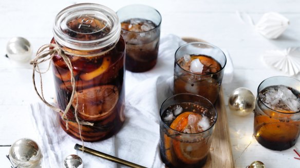 Adam Liaw's cherry chinotto cordial.