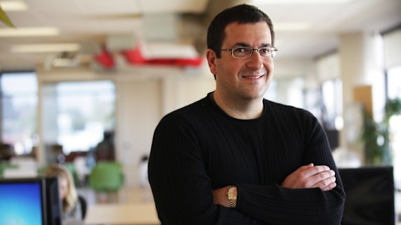 David Goldberg, the late chief executive of SurveyMonkey, at the firm's headquarters in California in 2013.