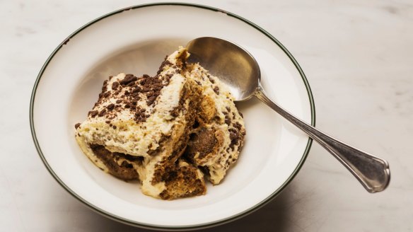 Classic finish: tiramisu. 