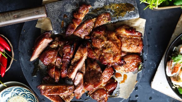 Roasted, caramelised pork - be sure to save some leftovers!