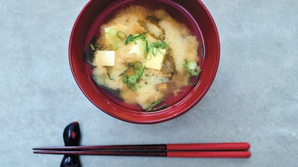 Wholesome and tasty miso soup.