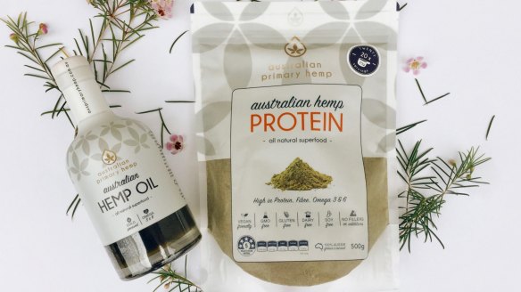 Australian Primary Hemp's protein and oil.