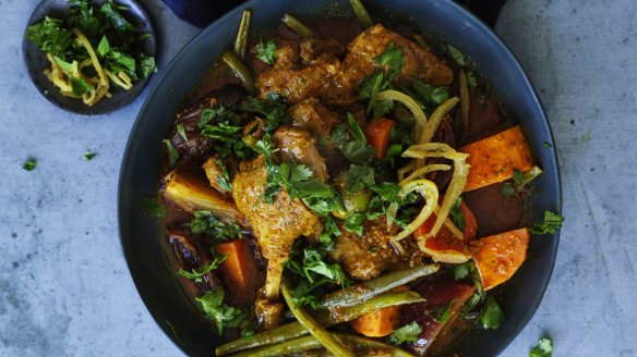 Neil Perry's duck tagine is on high rotation during winter.
