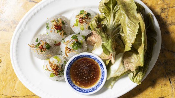 Jeow's tapioca dumplings are the "dish of the century".