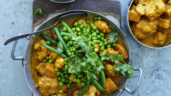 Butter vegetable curry.