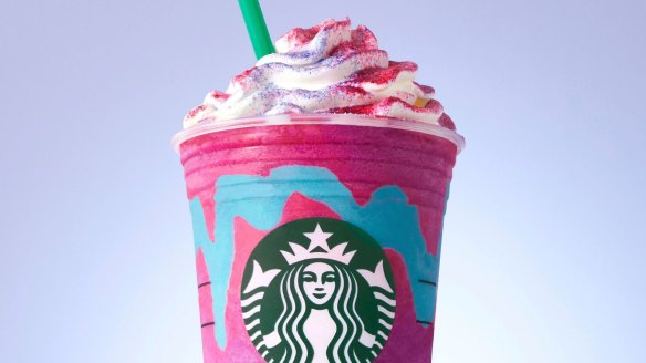 The long-rumoured unicorn frappuccino exists to be Instagrammed, hashtag unicorn emoji, hashtag magical.