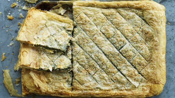This spanakopita is a little time-consuming, but it is ultra satisfying.