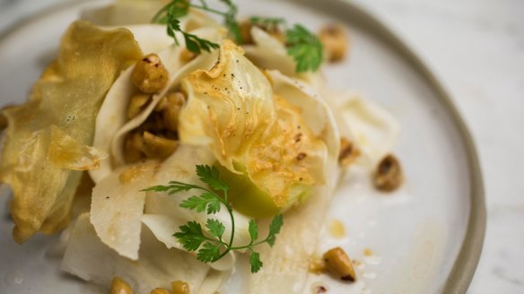 The Paddington's carpaccio stars celeriac.