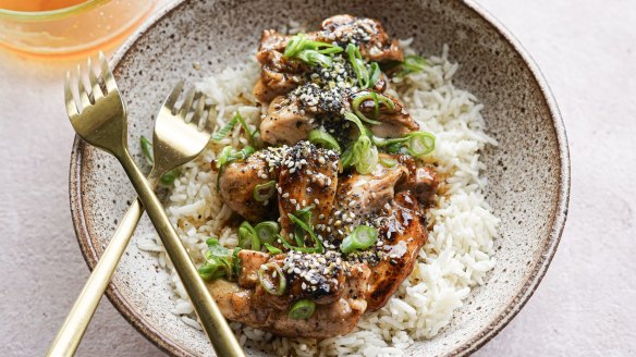 Honey chicken meets lemon chicken, with a bonus kick from Sichuan pepper.