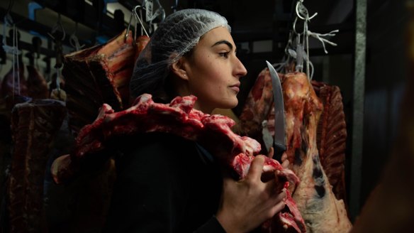 "I was asked by an older man if being a female butcher was legal in NSW," says Sciberras.