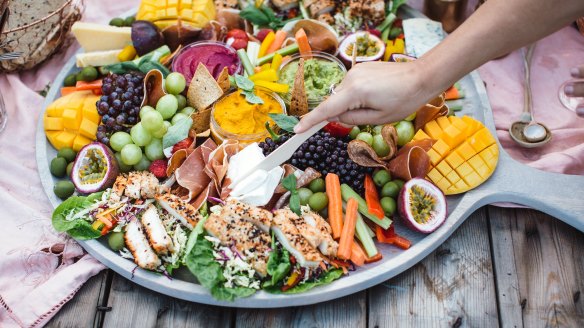 Platters from Little Magic Feast For story about how to make the perfect platter Photo: Luisa Brimble, Styling: Vivian Walsh, Venue: Gunu Berrima Perfectplatter2017