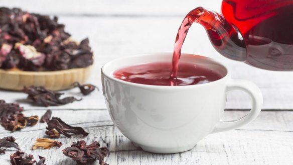 Hibiscus tea may be beneficial in reducing cholesterol.