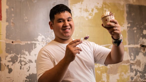 Kariton Sorbetes co-founder John Rivera, who is channelling Filipino food and culture into wildly creative scoops of gelato.