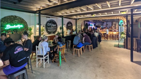 Bucketty's Brewing Co. in Brookvale has been packed with 200 punters each night this week.