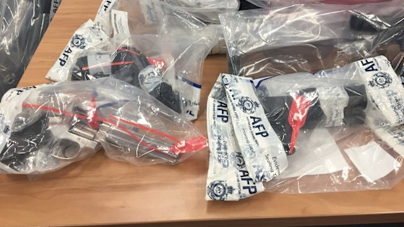 Some of the items seized during AFP raids.